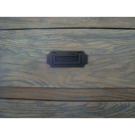 HAMPTON GREYWASHED OAK SIDE TABLE 55CM - MyChocolateWood