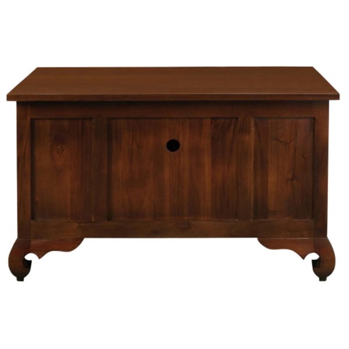 HIROKO SOLID MAHOGANY CHINESE STYLE BUFFET/SIDEBOARD 2 DOORS & 4 DRAWERS -MAHOGANY 120CM - MyChocolateWood