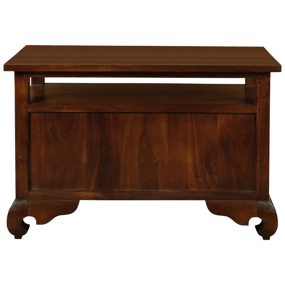 HIROKO SOLID MAHOGANY CHINESE STYLE TV UNIT IN MAHOGANY 97CM - MyChocolateWood