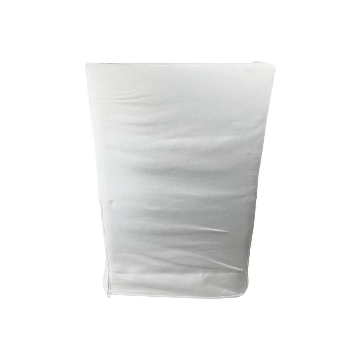 KAMI HAMPTONS SWIVEL ARMCHAIR LOUNGE CHAIR PEARL FABRIC SLIPCOVER CHAIR - MyChocolateWood