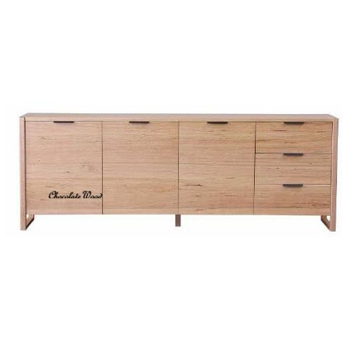 KIPLING MESSMATE TIMBER 3-DOOR 3-DRAWER BUFFET SIDEBOARD NATURAL - MyChocolateWood
