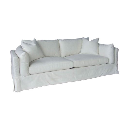 LARK SLIPCOVER SOFA HAMPTONS STYLE IN TANGIER SUGAR FABRIC - MyChocolateWood