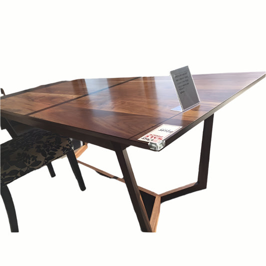 LARKINS SOLID AMERICAN BLACK WALNUT DINING TABLE 240CM AUSTRALIAN CUSTOM MADE - MyChocolateWood