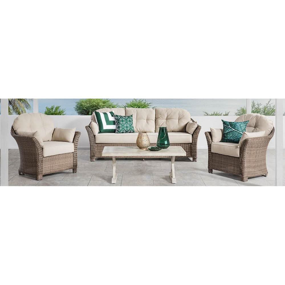 LAVENHAM 4 PIECE OUTDOORS LOUNGE SETTING - MyChocolateWood
