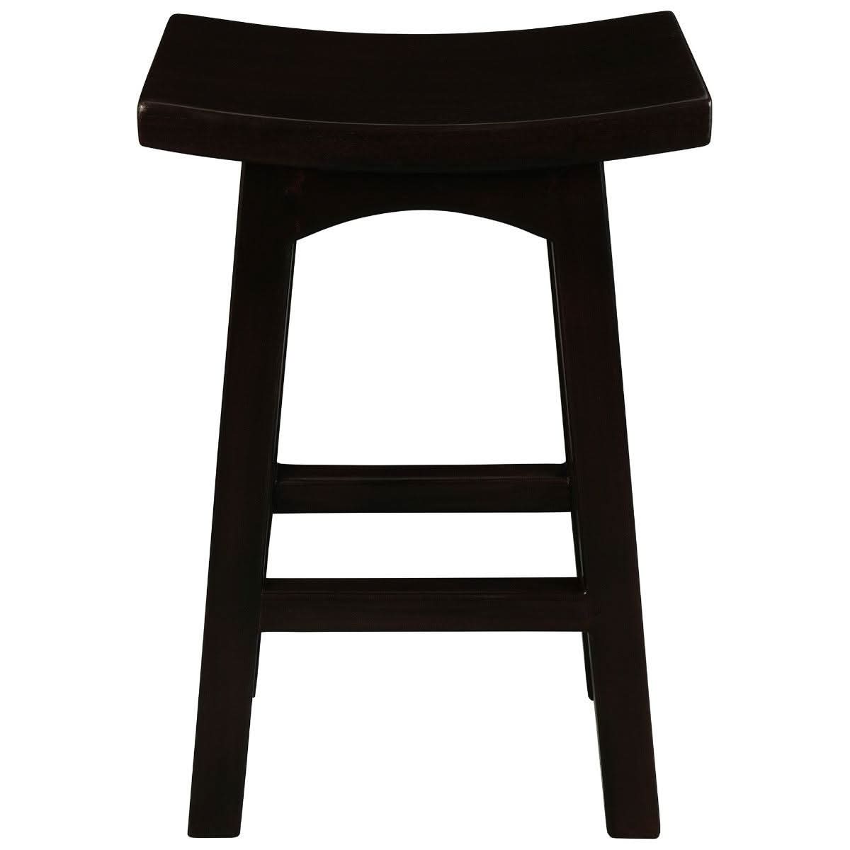 LORIAN SOLID MAHOGANY TIMBER KITCHEN/BAR STOOL 67CM HIGH - CHOCOLATE - MyChocolateWood