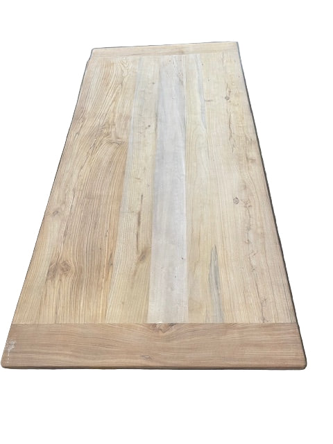 MADRID RUSTIC COUNTRY DINING TABLE RECYCLED ELM WOOD TIMBER FARMHOUSE 180CM
