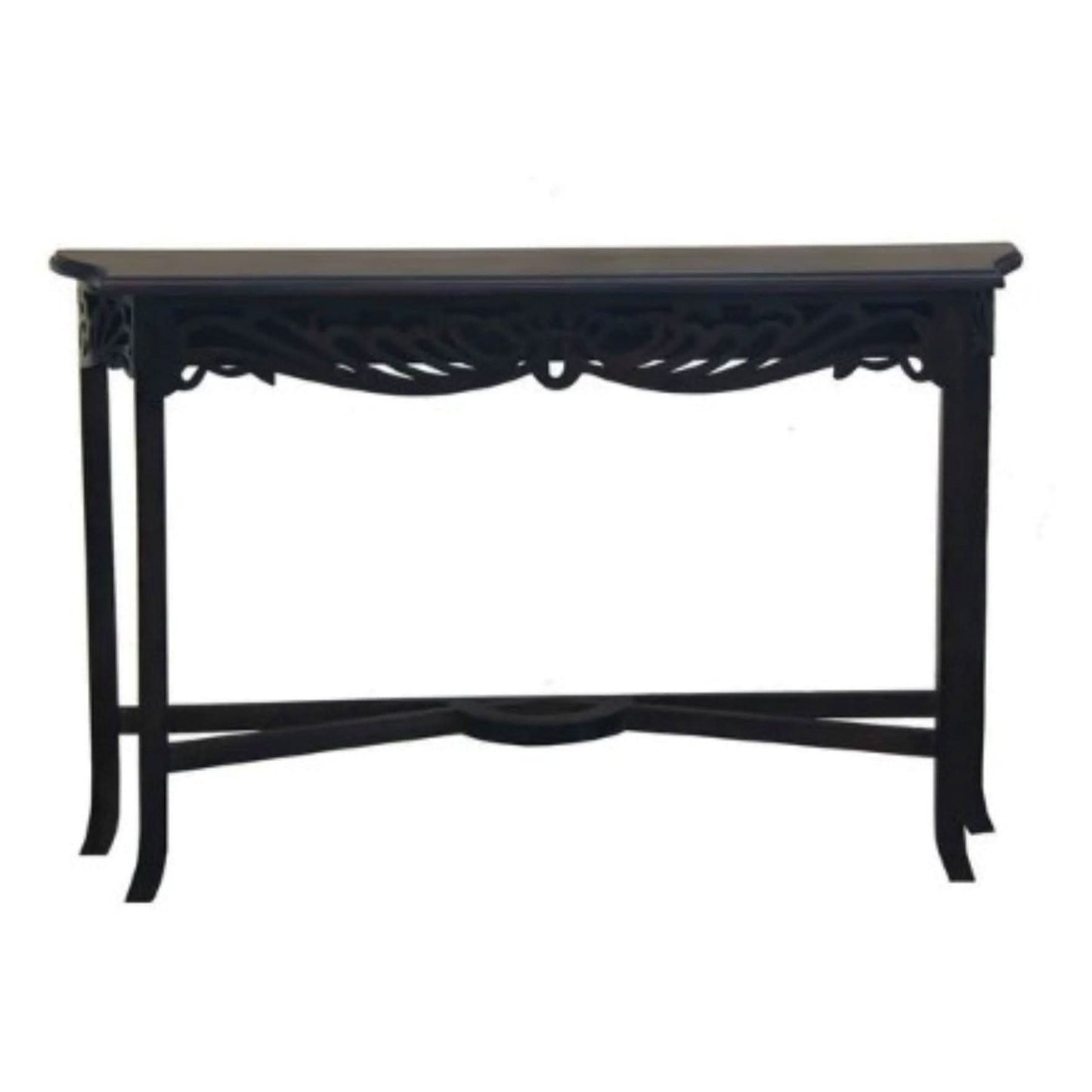 MANOR SOLID MAHOGANY TIMBER CONSOLE TABLE/HALL TABLE IN CHOCOLATE 82CM - MyChocolateWood