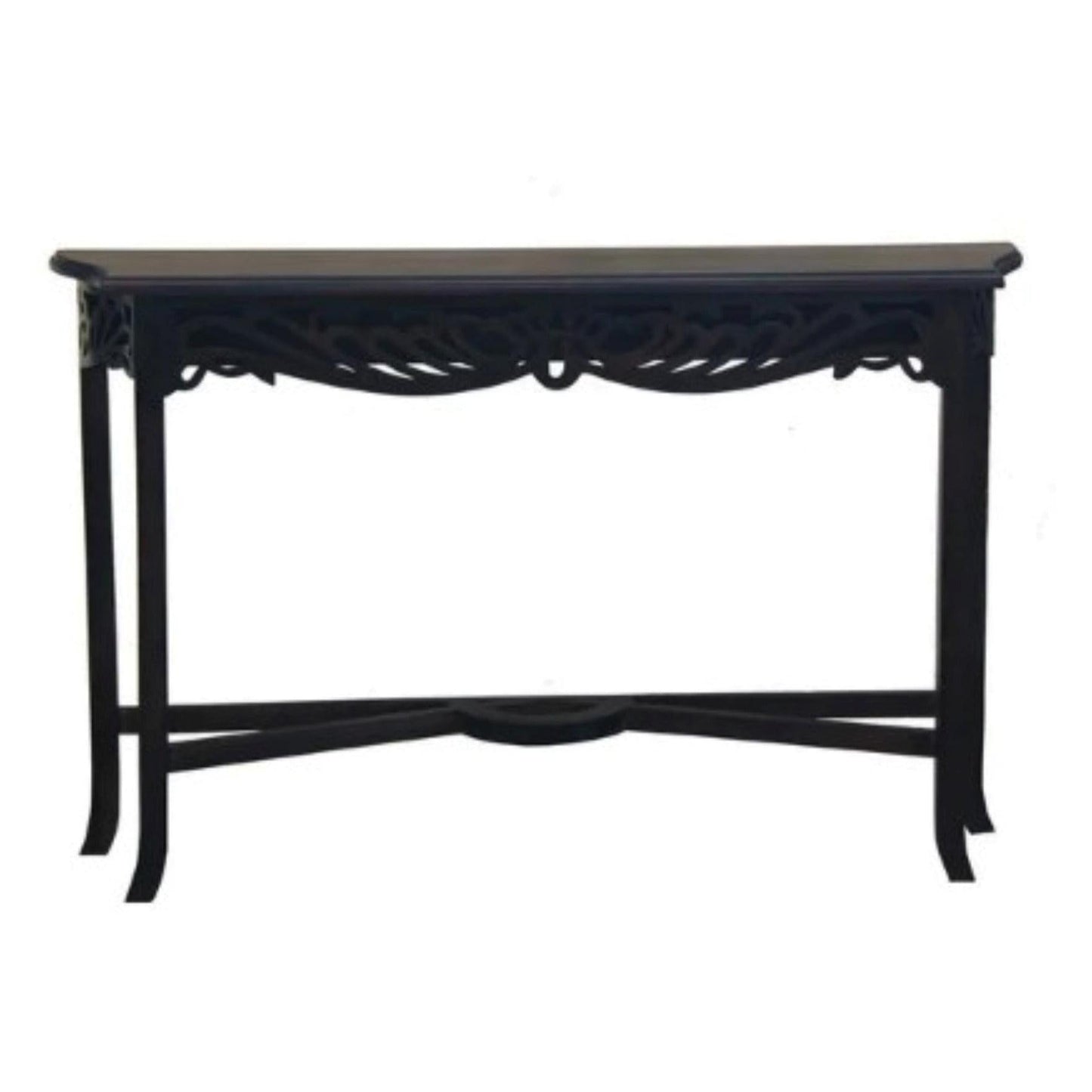 MANOR SOLID MAHOGANY TIMBER CONSOLE TABLE/HALL TABLE IN CHOCOLATE 82CM - MyChocolateWood