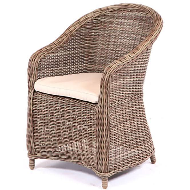 MARINA SYNTHETIC RATTAN WEAVE CHAIR - MyChocolateWood