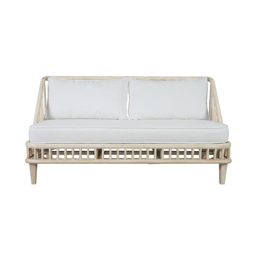 MARLEY MANGO WOOD 2.5-SEATER SOFA IN WHITE DRIFTWOOD - MyChocolateWood