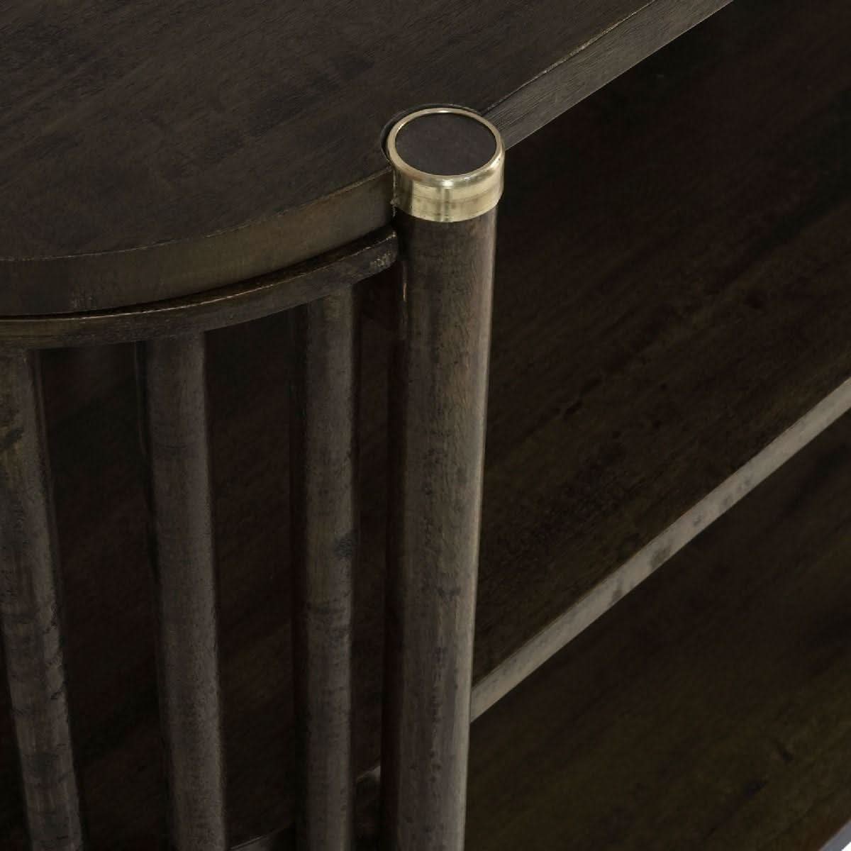 MARLEY MANGO WOOD CONSOLE TABLE IN WALNUT - MyChocolateWood