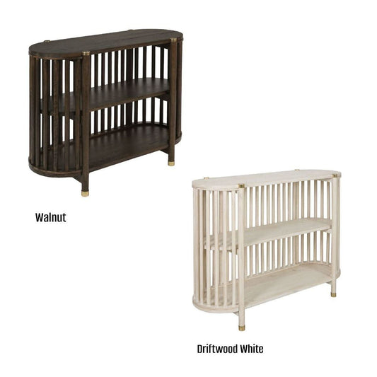 MARLEY MANGO WOOD CONSOLE TABLE IN WALNUT - MyChocolateWood