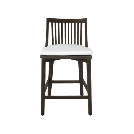 MARLEY MANGO WOOD HAMPTONS COUNTER STOOL WALNUT - MyChocolateWood