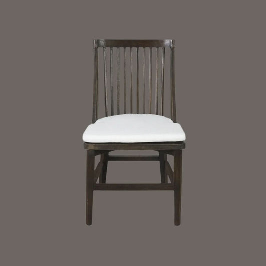 MARLEY MANGO WOOD HAMPTONS DINING CHAIR WALNUT - MyChocolateWood