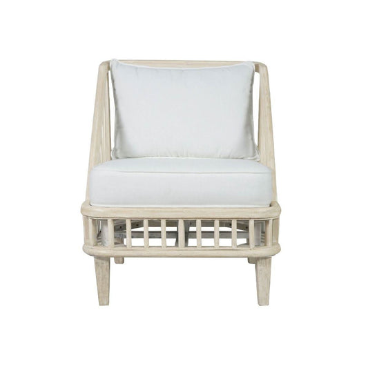 MARLEY MANGO WOOD LOUNGE CHAIR EASY CHAIR IN WHITE DRIFTWOOD - MyChocolateWood