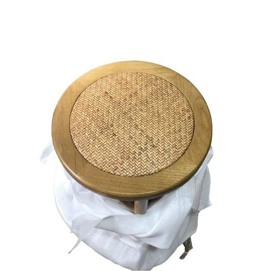 MELROSE SOLID OAK BAR STOOL IN NATURAL 65CM HIGH - MyChocolateWood