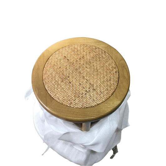 MELROSE SOLID OAK BAR STOOL IN NATURAL 65CM HIGH - MyChocolateWood