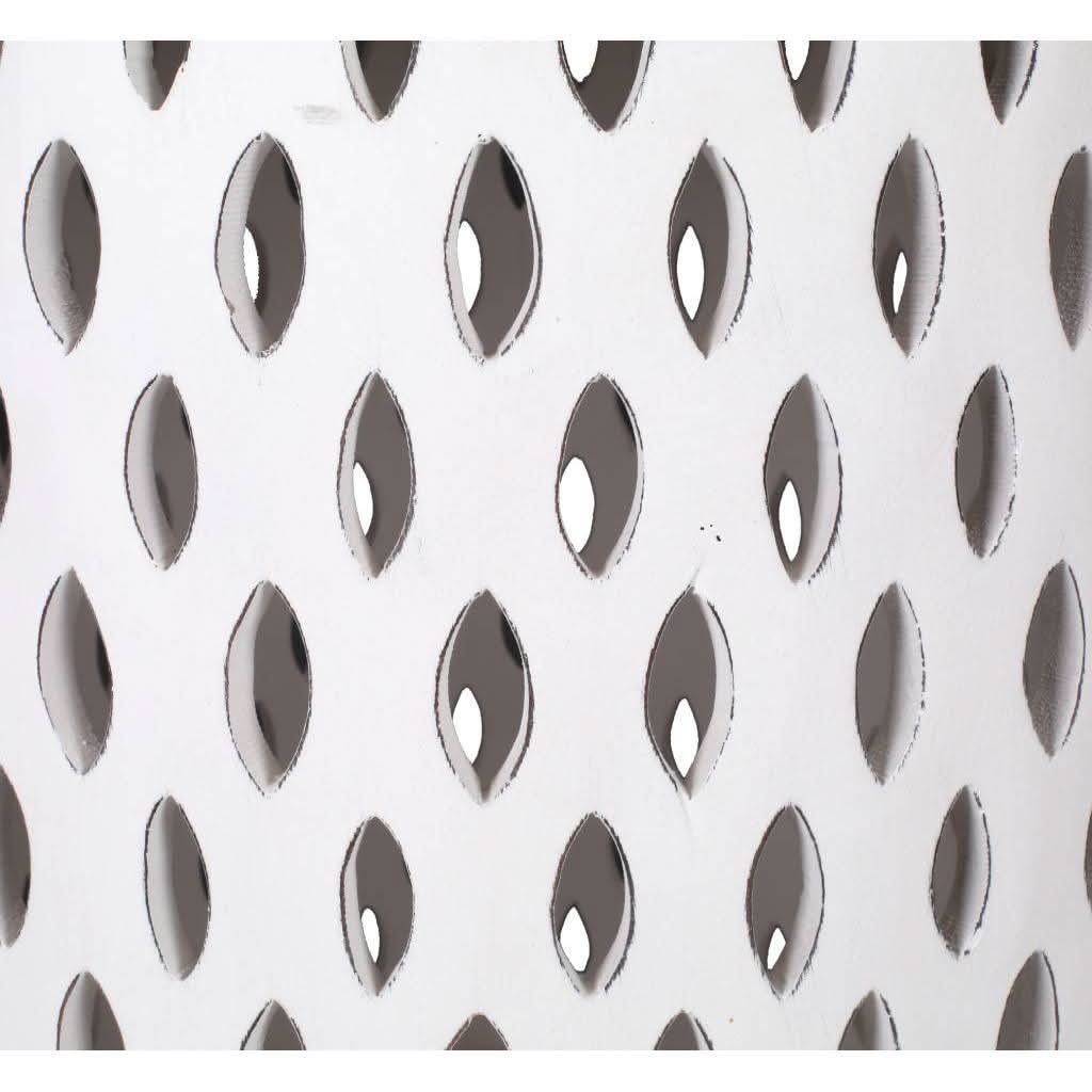 MOSAIC ROUND SIDE TABLE 50X50X50CM-WHITE - MyChocolateWood