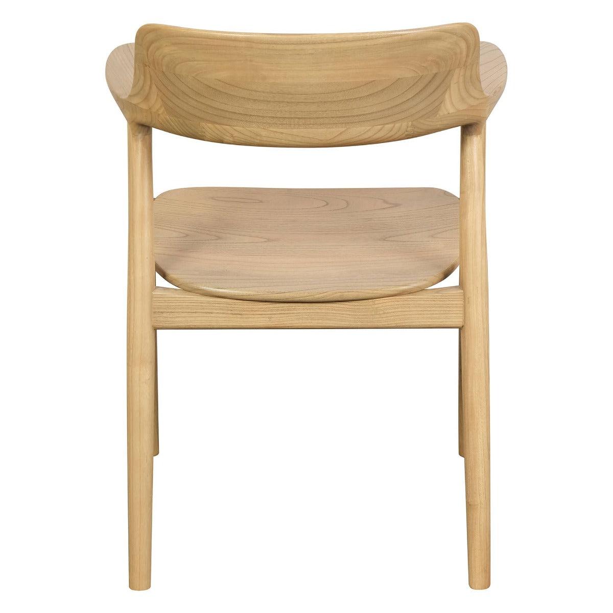 NOBU SOLID OAK ARMCHAIR/DINING CHAIR IN NATURAL - MyChocolateWood