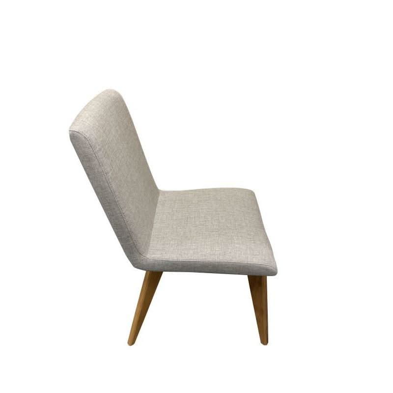 NOLAN FABRIC DINING CHAIR - BROWN - MyChocolateWood