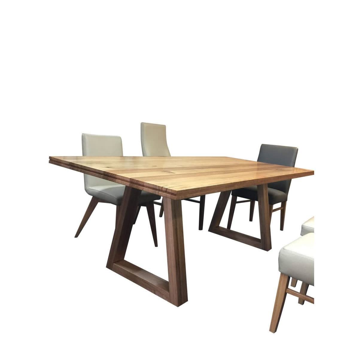 NOREEN SOLID TASMANIAN OAK DINING TABLE 240CM - MyChocolateWood
