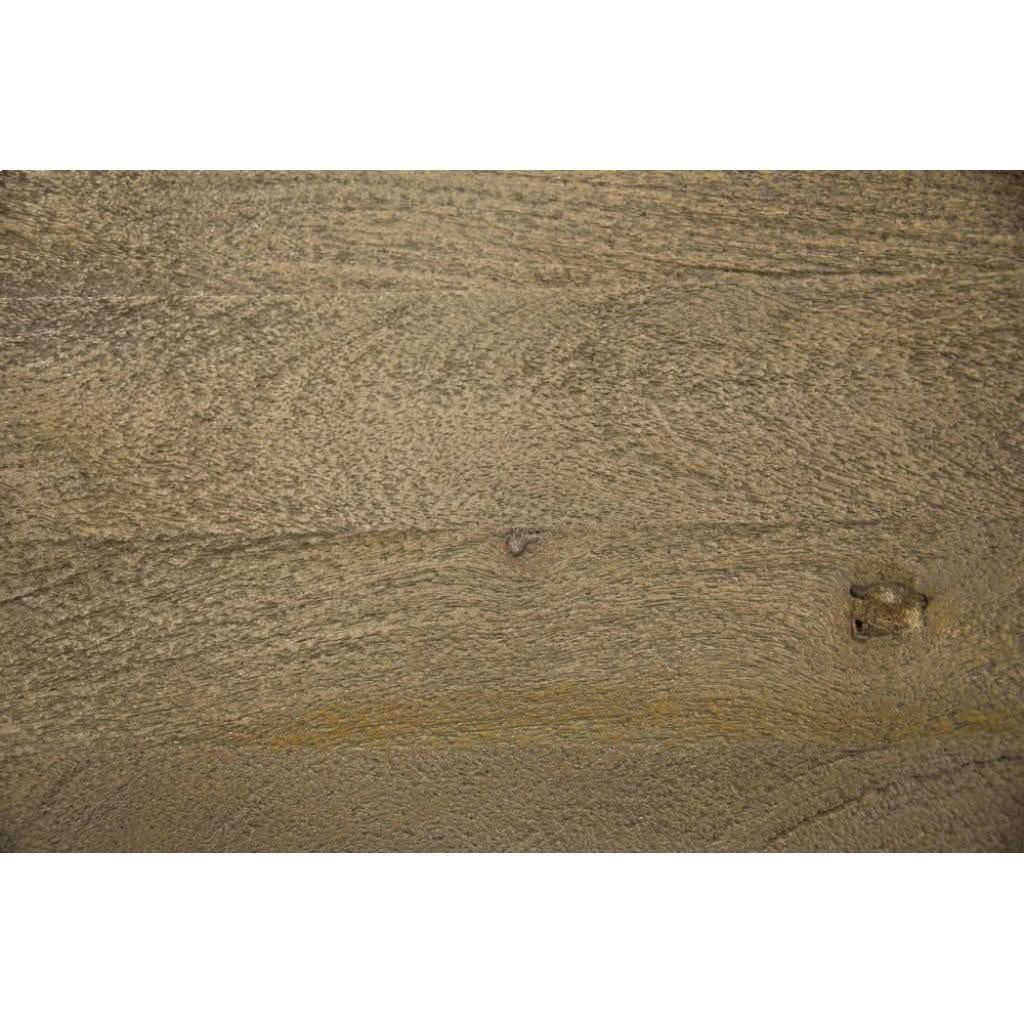 PAPAYA SOLID MANGO WOOD STOOL HONEY WASH - MyChocolateWood