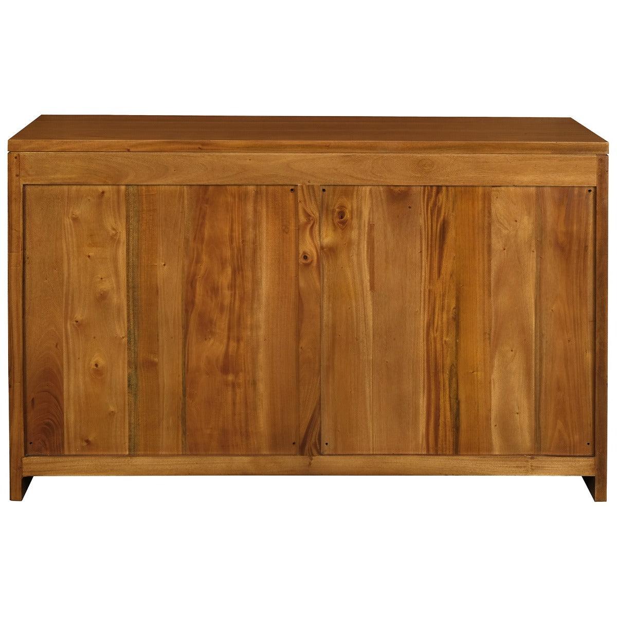 PARIS SOLID MAHOGANY 3 DOORS & 3 DRAWERS BUFFET/SIDEBOARD IN LIGHT PECAN - MyChocolateWood