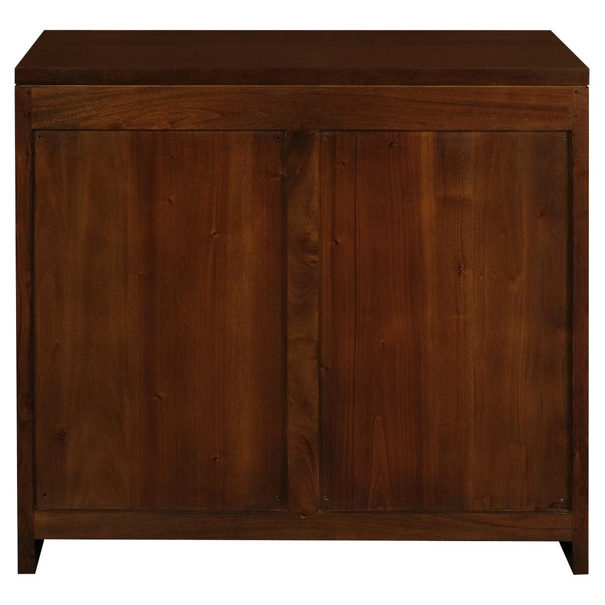 PARIS SOLID MAHOGANY BUFFET/SIDEBOARD 2 DOORS 2 DRAWERS IN MAHOGANY - MyChocolateWood