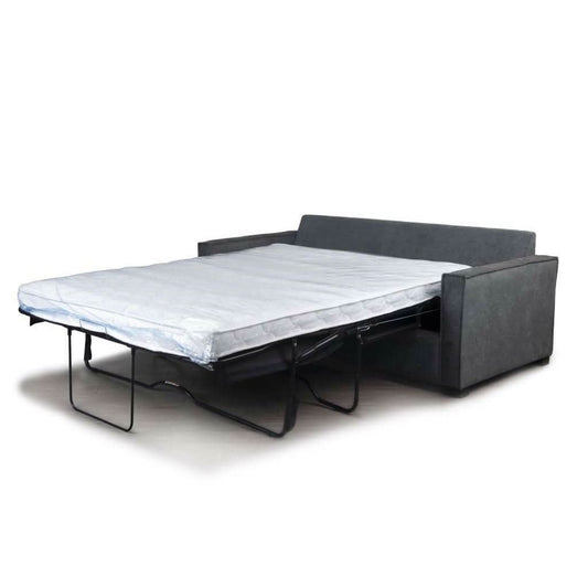 PHILIPA QUEEN SOFA BED/LOUNGE SOFA COUCH SETTEE MEMORY FOAM MATTRESS STORM - MyChocolateWood