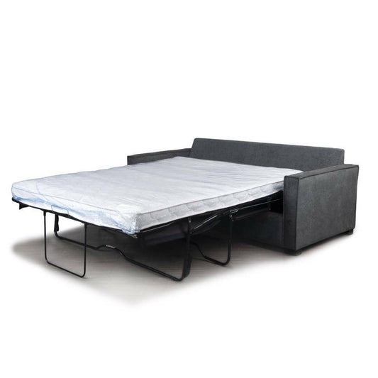 PHILIPA QUEEN SOFA BED/LOUNGE SOFA COUCH SETTEE MEMORY FOAM MATTRESS STORM - MyChocolateWood