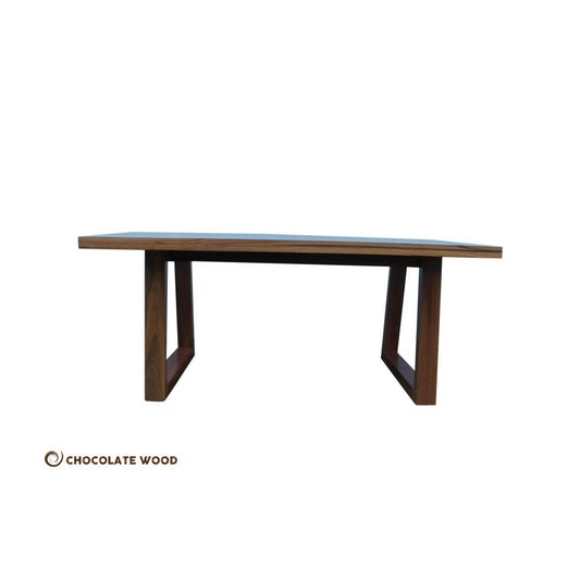 PLATO DINING TABLE IN SOLID SPOTTED GUM 2100MM - MyChocolateWood