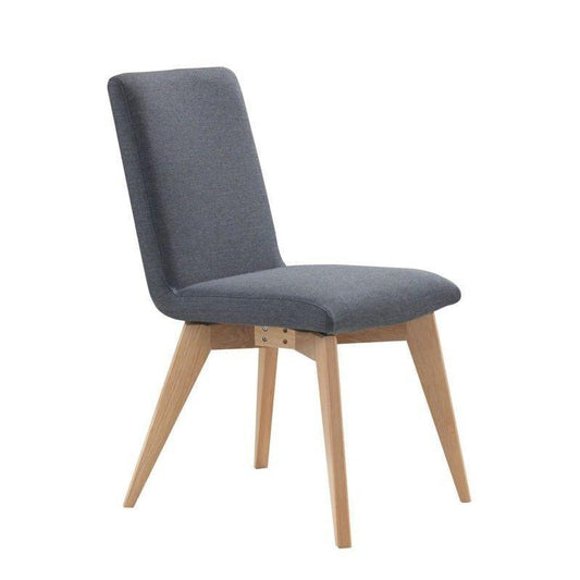 PORTLAND TOP QUALITY FABRIC DINING ROOM CHAIR WITHE AMERICAN OAK LEGS - MyChocolateWood