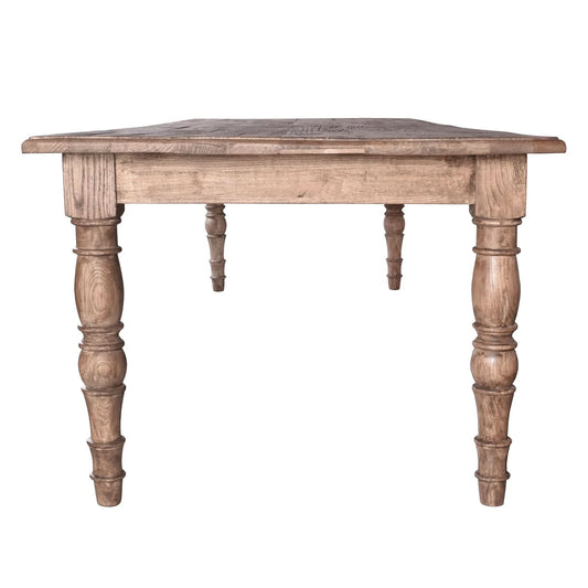 POWELL RECLAIMED ELM RECTANGULAR DINING TABLE 300CM - MyChocolateWood