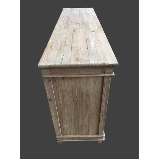 PROVENZ RECYCLED ELM RUSTIC 4-DOOR BUFFET SIDEBOARD 165CM - MyChocolateWood