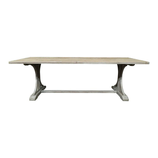 PROVENZ RECYCLED ELM RUSTIC DINING TABLE 245CM - MyChocolateWood