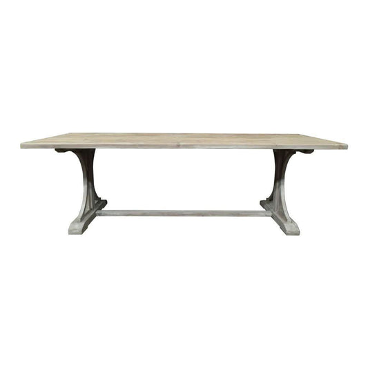 PROVENZ RECYCLED ELM RUSTIC DINING TABLE 245CM - MyChocolateWood