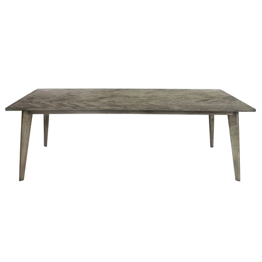 PRYOR RECLAIMED MANGO WOOD DINING TABLE GREY 240CM - MyChocolateWood