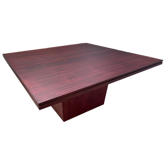 ROSA TASSIE OAK SQUARE DINING TABLE IN DARK WALNUT1800MM MADE TO ORDER - MyChocolateWood