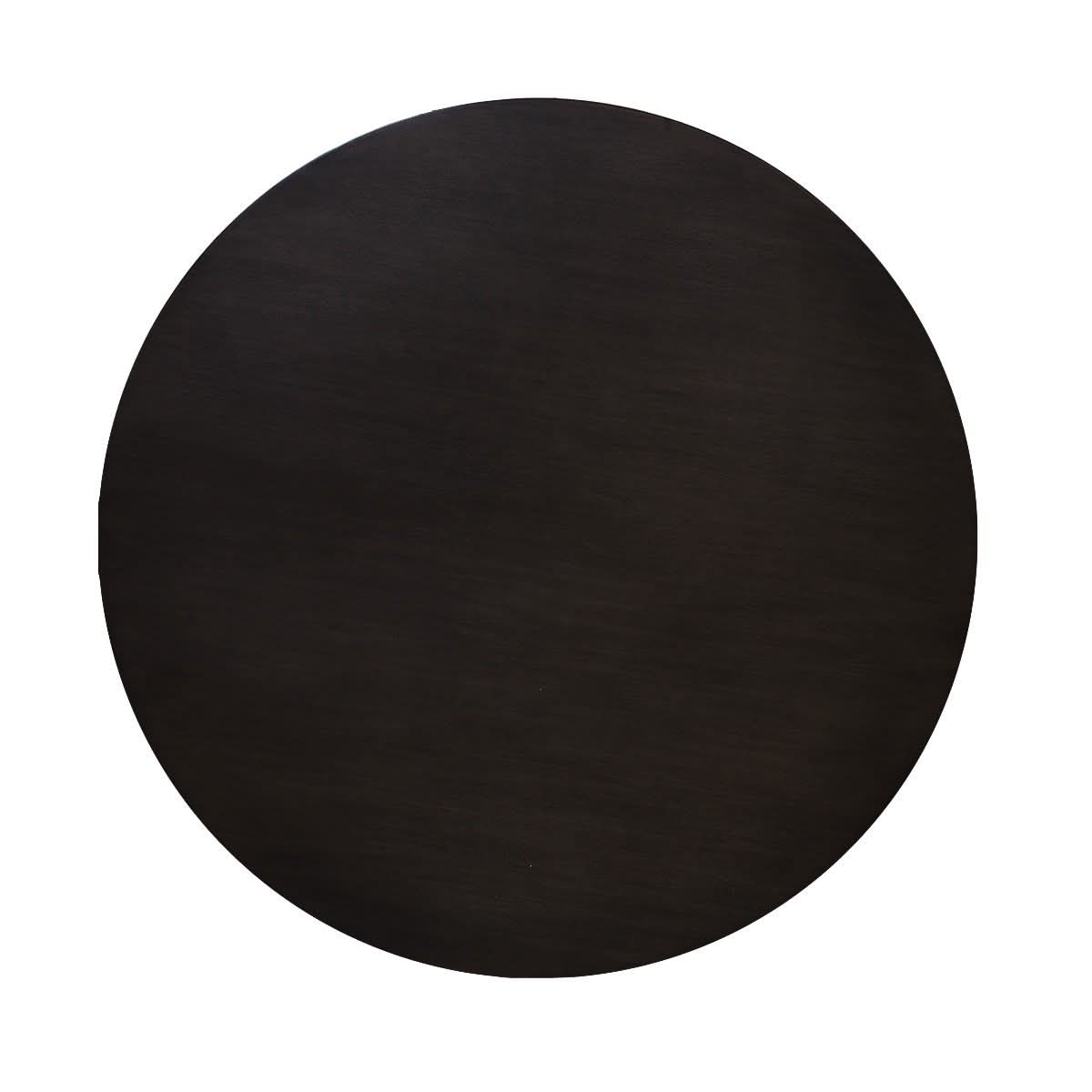 SABRAN MAHOGANY ROUND DINING TABLE GREY OAK - MyChocolateWood