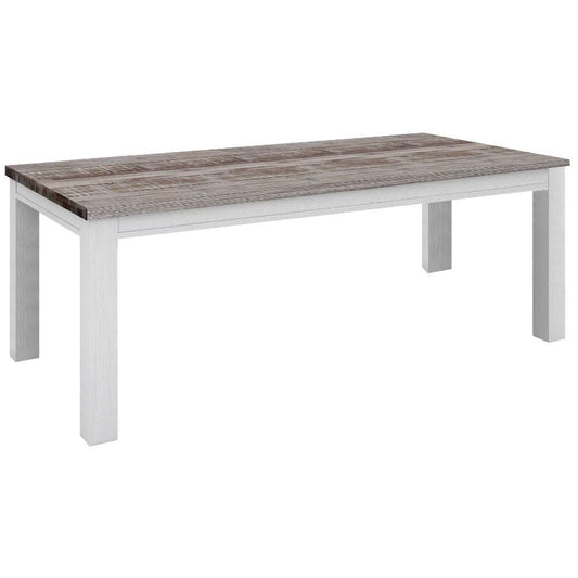 SCARBRO HAMPTONS SOLID ACACIA TIMBER DINING TABLE 225CM - MyChocolateWood
