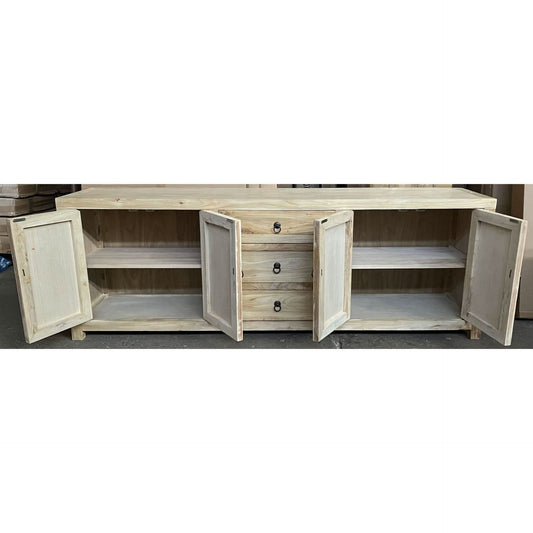 SHULI RECYCLED ELM CHINESE ANTIQUE REPRODUCTION TV UNIT 200CM - MyChocolateWood