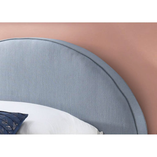 SPAR CHILDREN'S KING SINGLE BED IN DENIM BLUE FABRIC - MyChocolateWood