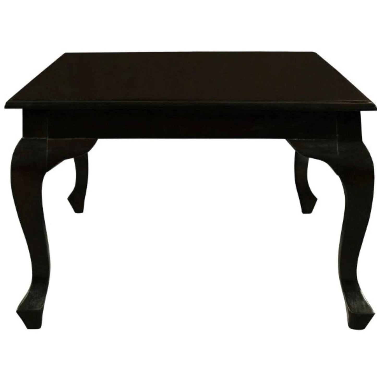 STEWART QUEEN ANN STYLE SOLID MAHOGANY COFFEE TABLE IN CHOCOLATE COLOUR 120CM - MyChocolateWood