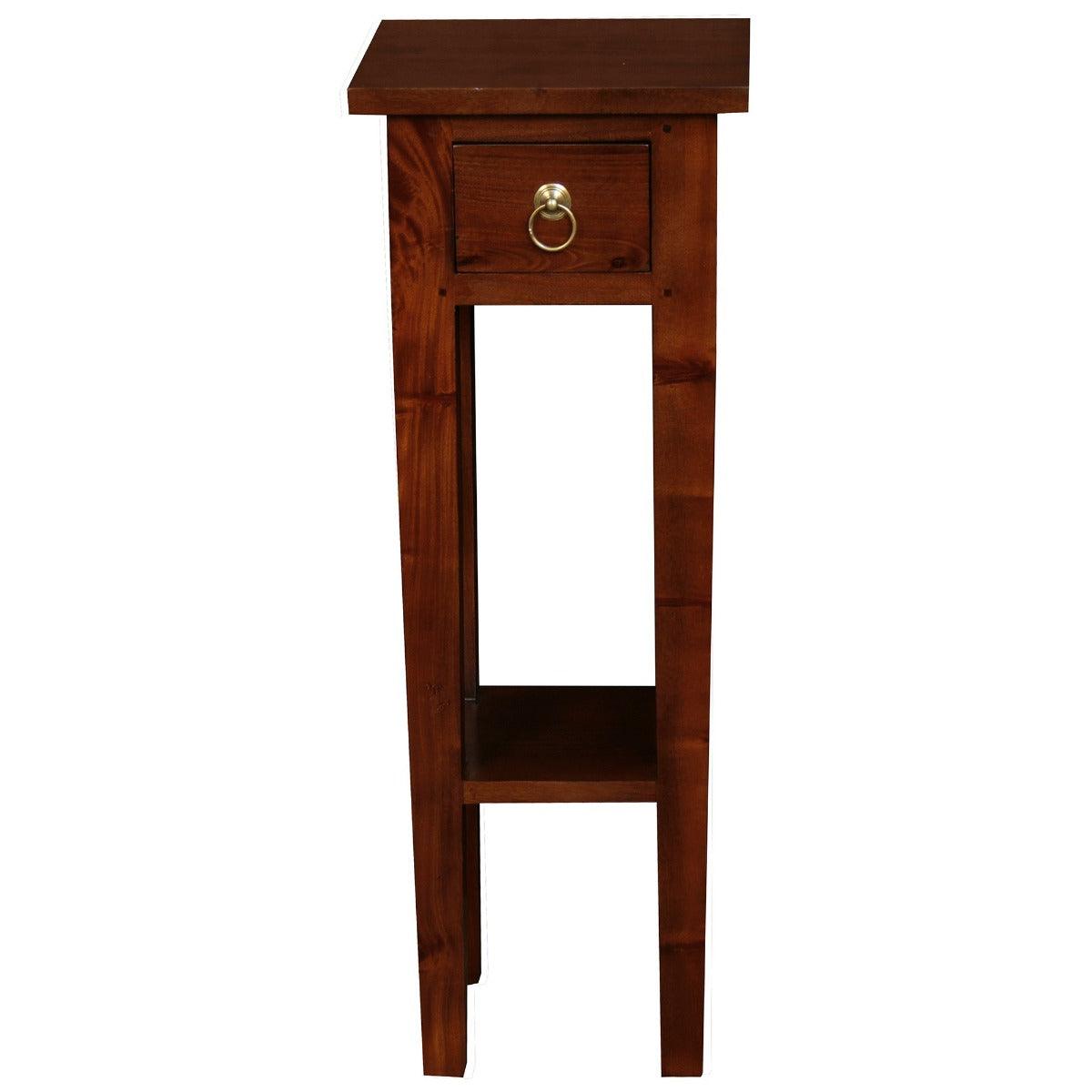 STRAIGHT SOLID MAHOGANY TIMBER PLANT STAND - MAHOGANY - MyChocolateWood