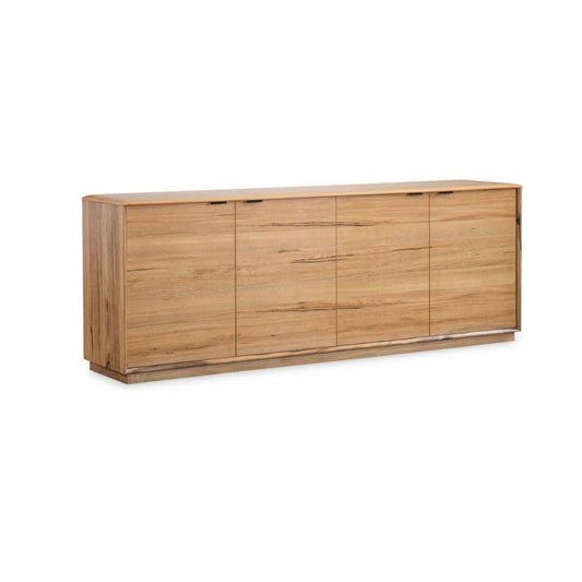 TAMWORTH 4 DOOR BUFFET/SIDEBOARD IN MARRI WOOD - NATURAL - MyChocolateWood