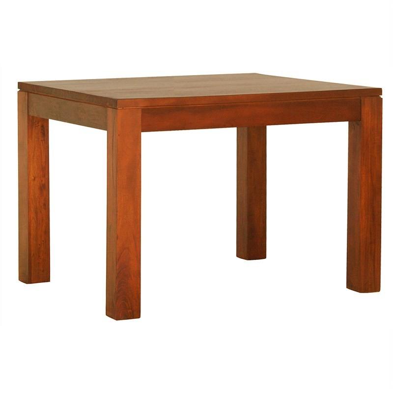 TANAKA SOLID MAHOGANY DINING TABLE IN LIGHT PECAN 90CM - MyChocolateWood