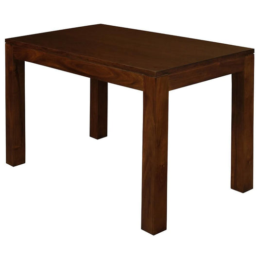 TANAKA SOLID MAHOGANY DINING TABLE IN MAHOGANY 120CM - MyChocolateWood