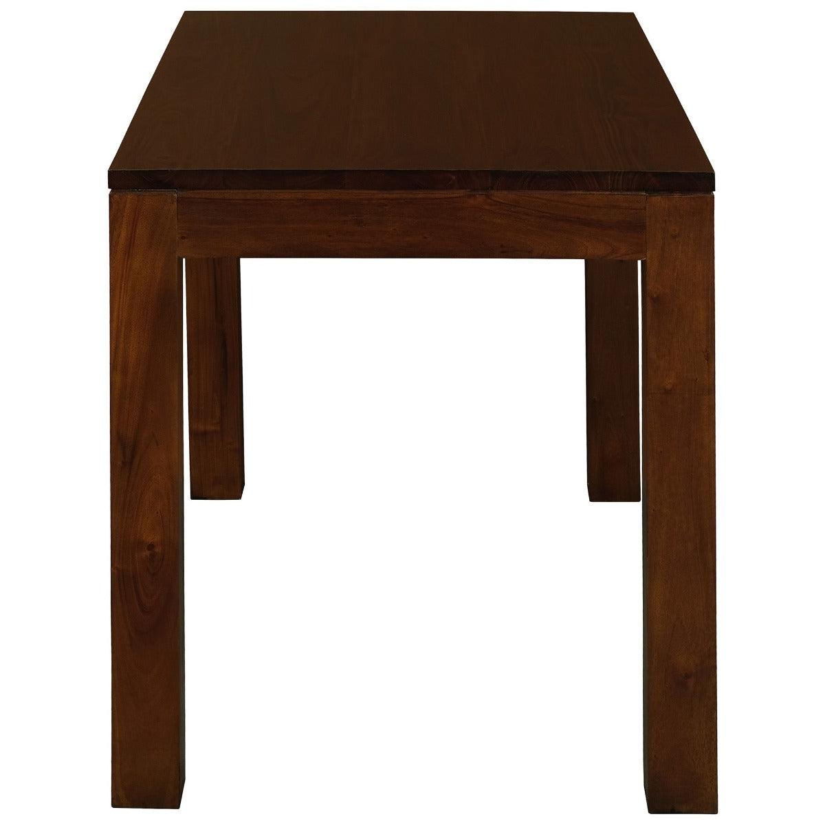 TANAKA SOLID MAHOGANY DINING TABLE IN MAHOGANY 120CM - MyChocolateWood