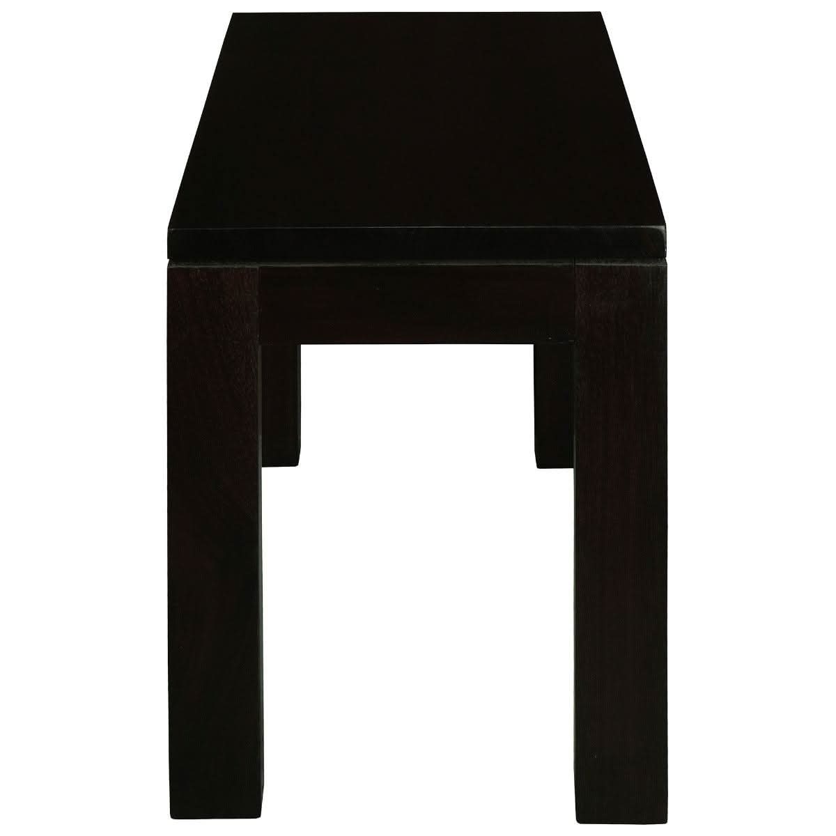 TANAKA SOLID TIMBER MAHOAGNY BENCH 90CM IN CHOCOLATE - MyChocolateWood