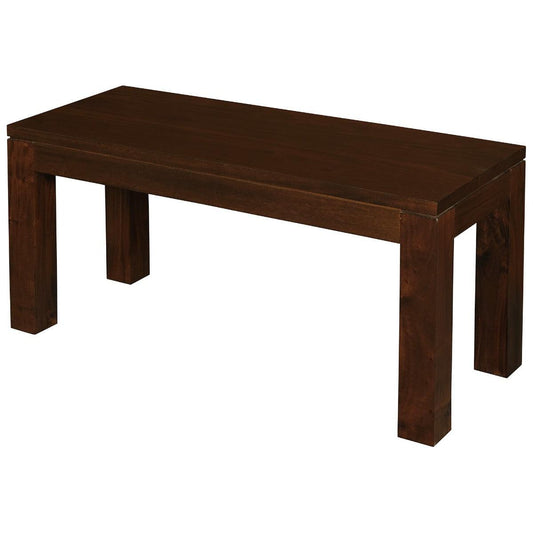 TANAKA SOLID TIMBER MAHOAGNY BENCH 90CM IN MAHOGANY - MyChocolateWood